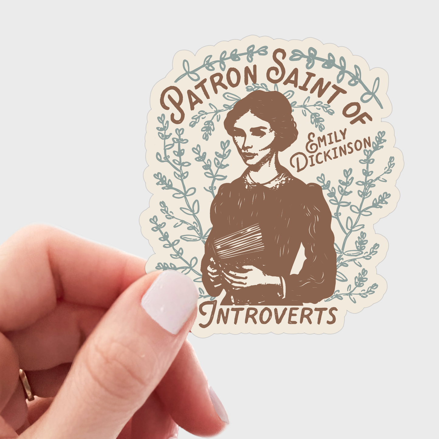 Yarnival - Emily Dickinson Patron Saint of Introverts - library, books