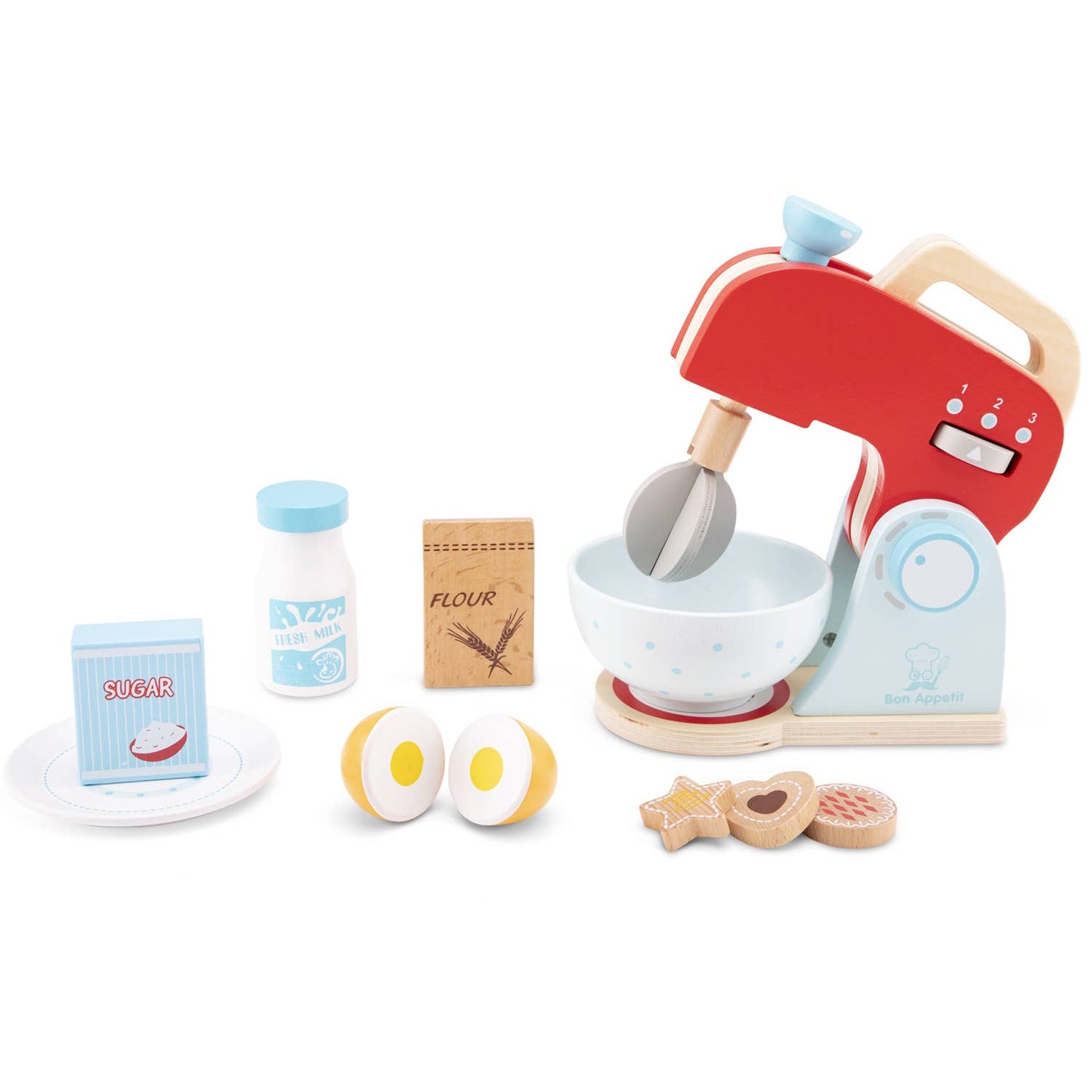 New Classic Toys - Mixer set - red