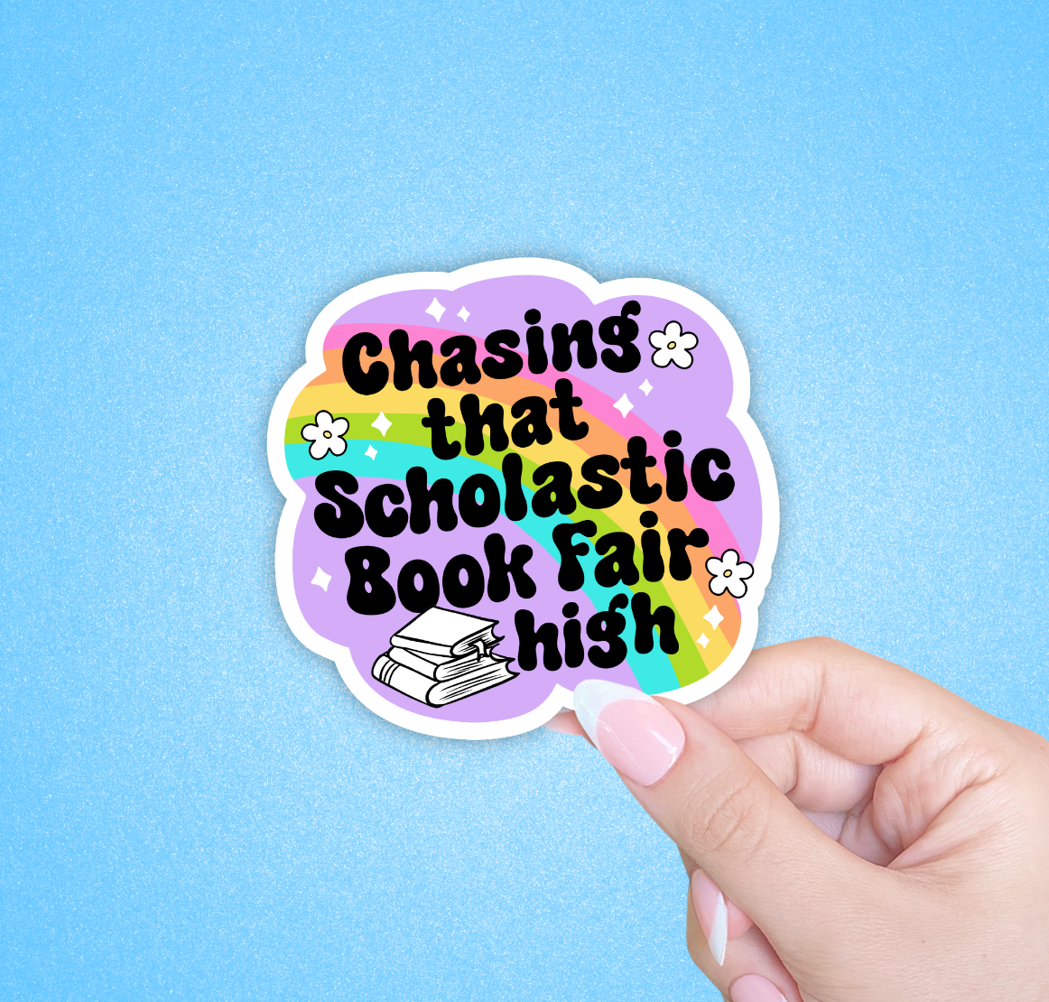 Radical Buttons - Scholastic book fair high, Laptop sticker, Bookish sticker