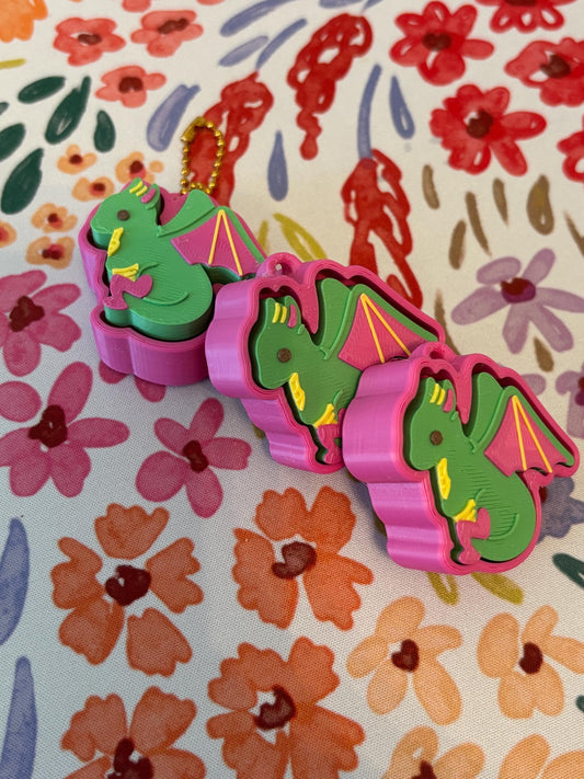 Stella Cake Creations - Dragon Fidget Keychain