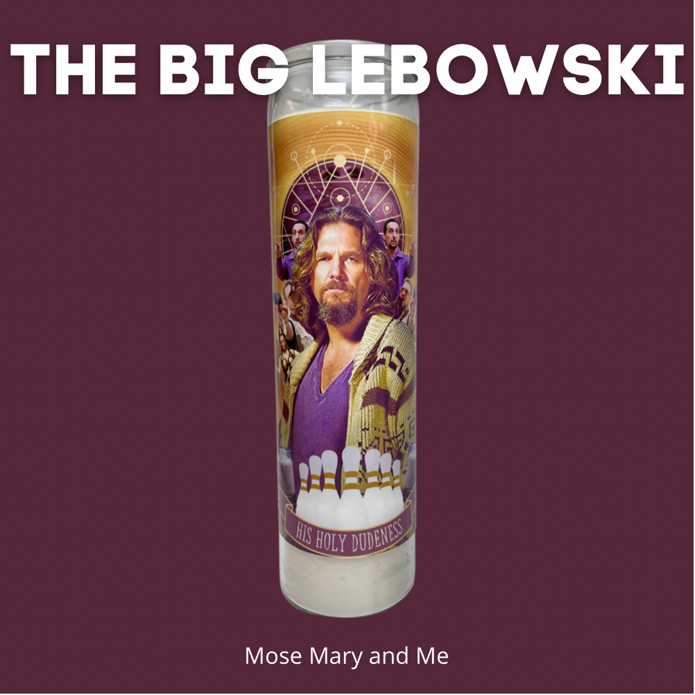 The Luminary and Co. - The Luminary Big Lebowski Jeff Bridges Altar Prayer Candle