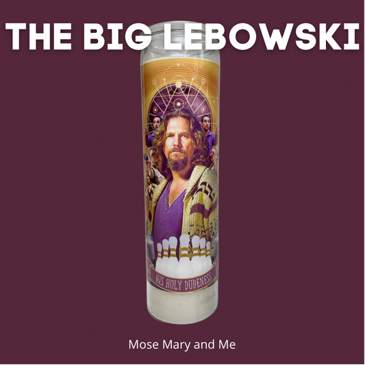 The Luminary and Co. - The Luminary Big Lebowski Jeff Bridges Altar Prayer Candle