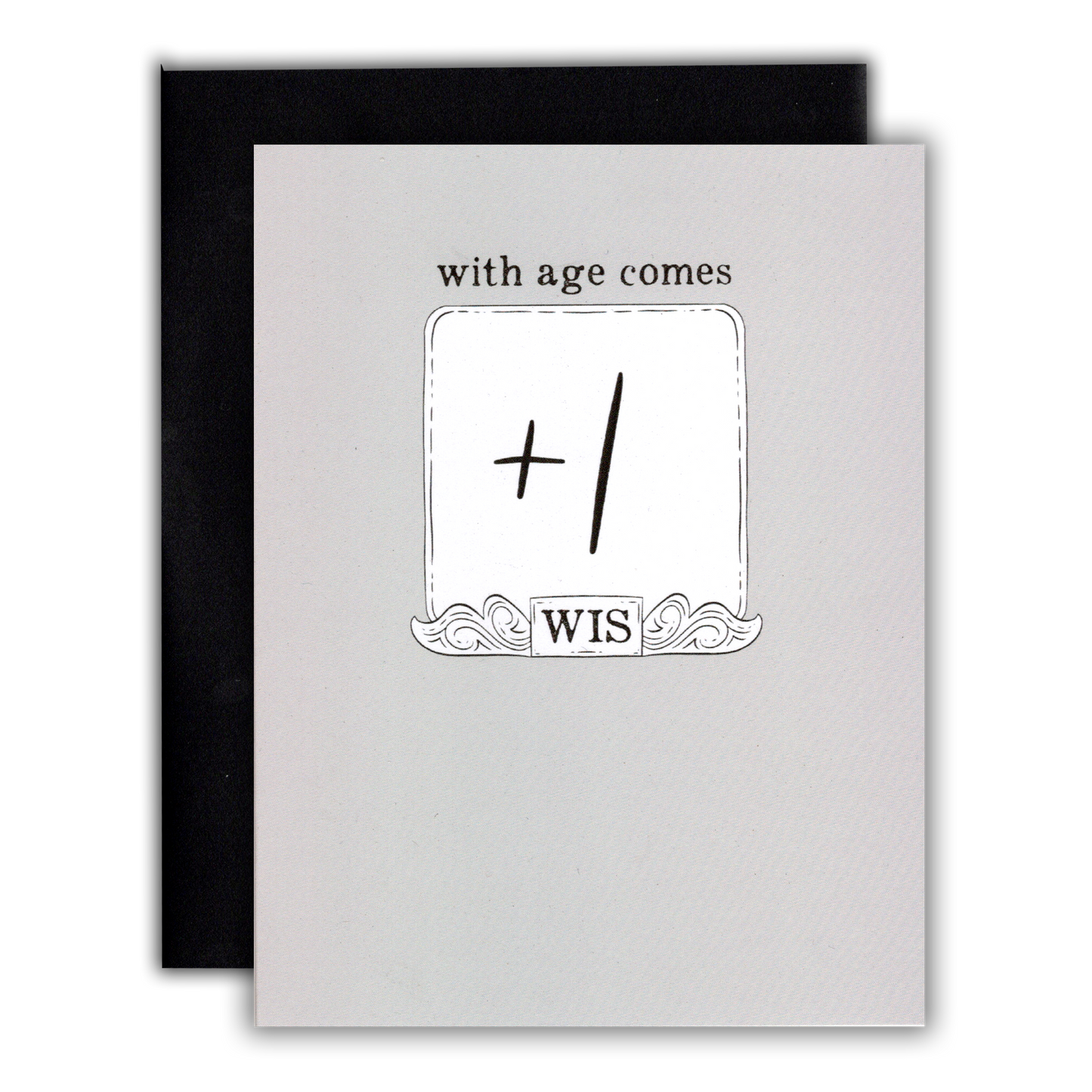 Storymakers Trading Co. - With age comes +1 WIS - D&D/RPG birthday card