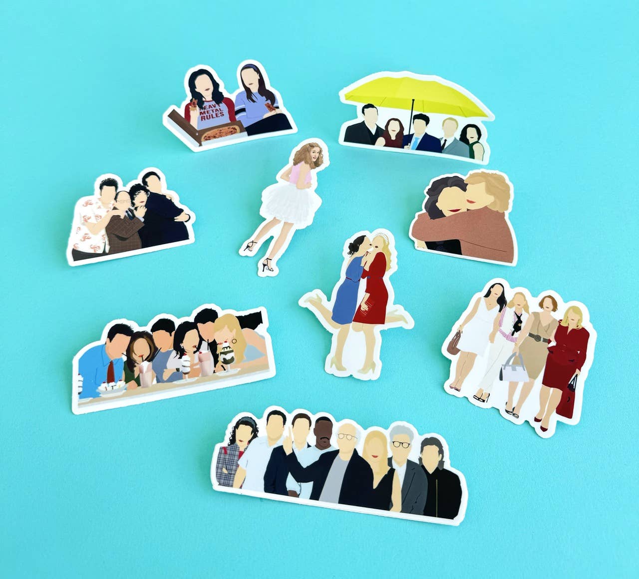 Shop Trimmings - Gilmore Girls Lorelai & Rory Sticker
