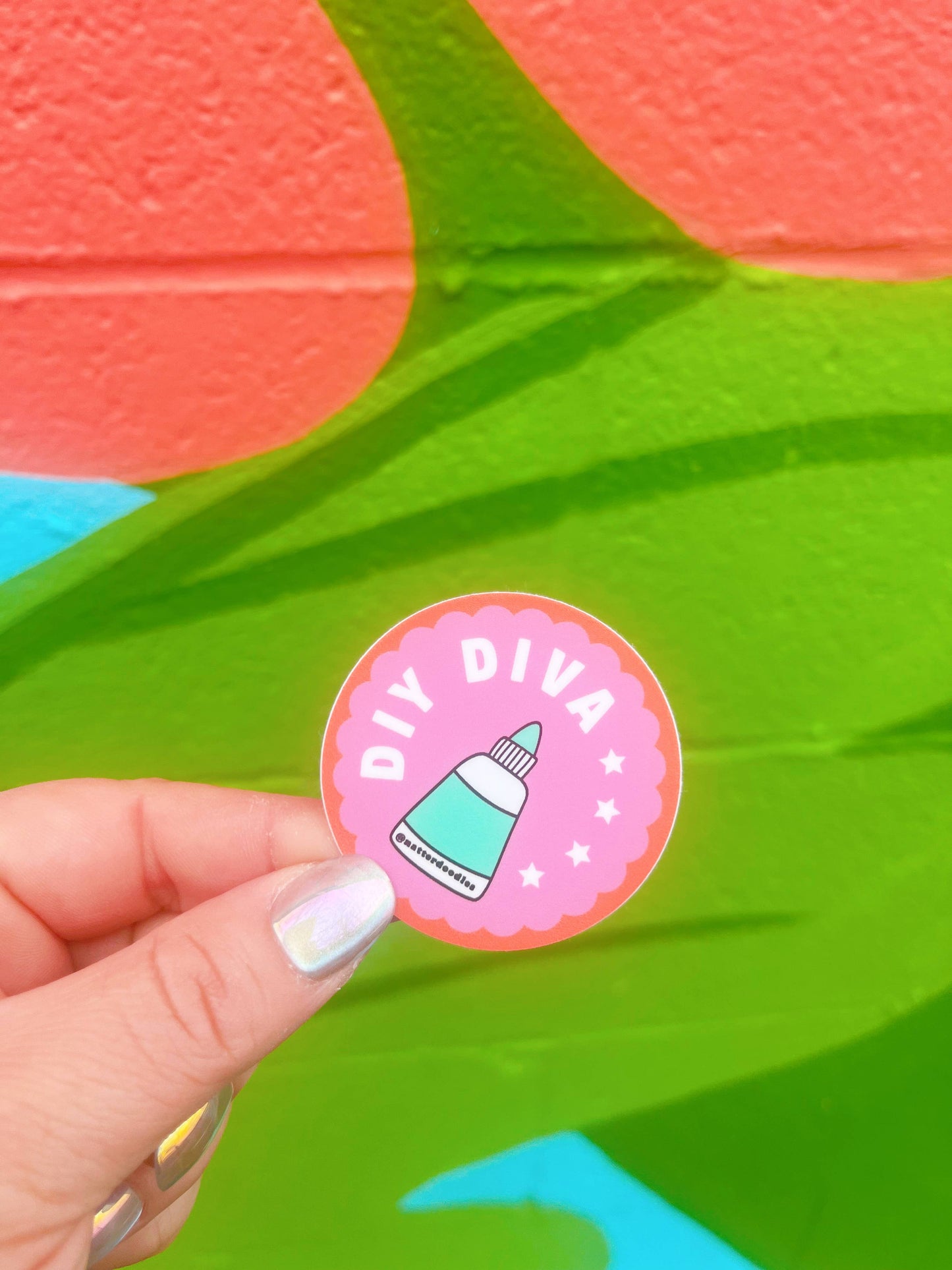 NatterDoodle - DIY Diva Crafting Artist Creative Crafty Waterproof Sticker