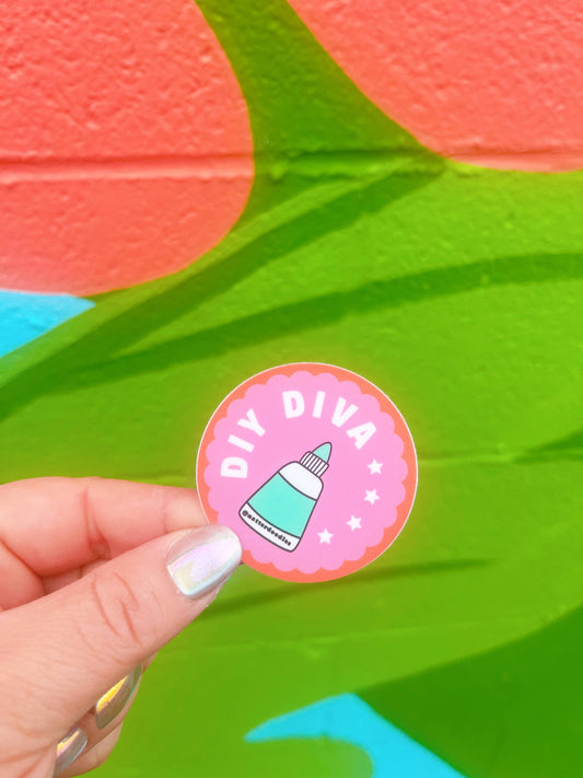NatterDoodle - DIY Diva Crafting Artist Creative Crafty Waterproof Sticker