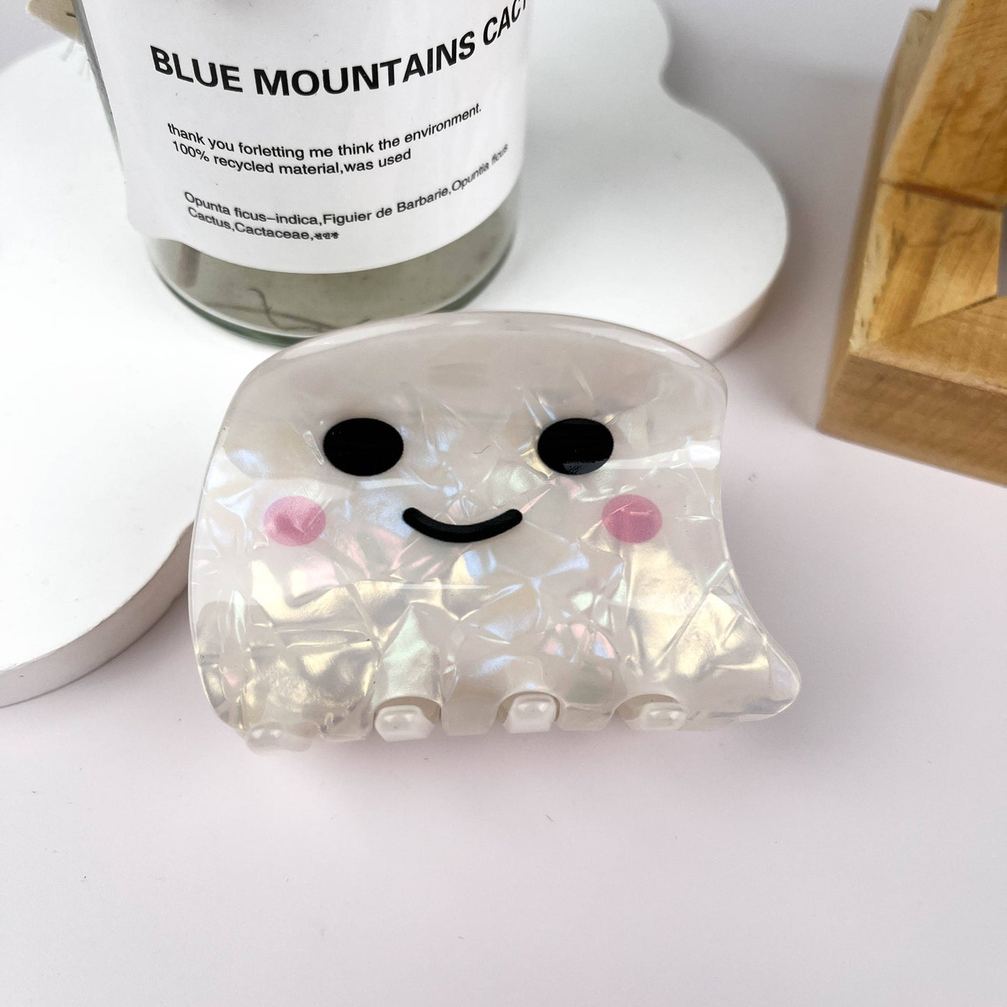 mildstyles - White Ghost Halloween Hair Clip: GhostE
