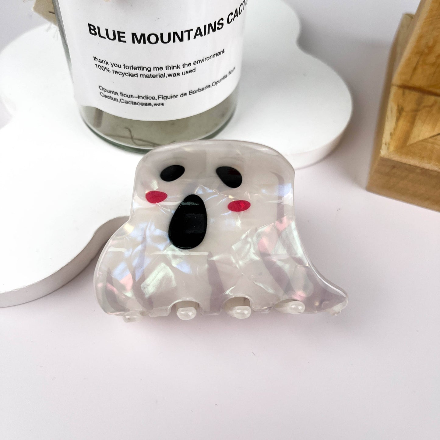 mildstyles - White Ghost Halloween Hair Clip: GhostE