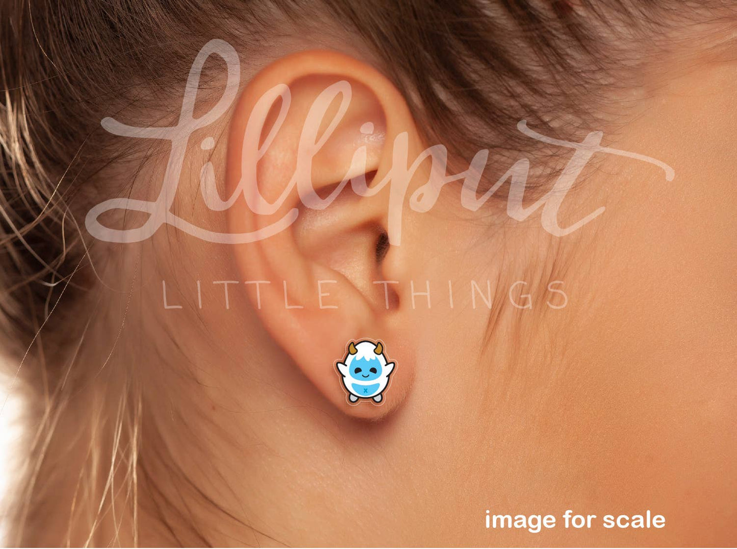 Lilliput Little Things - Yeti Earrings // Winter Earrings