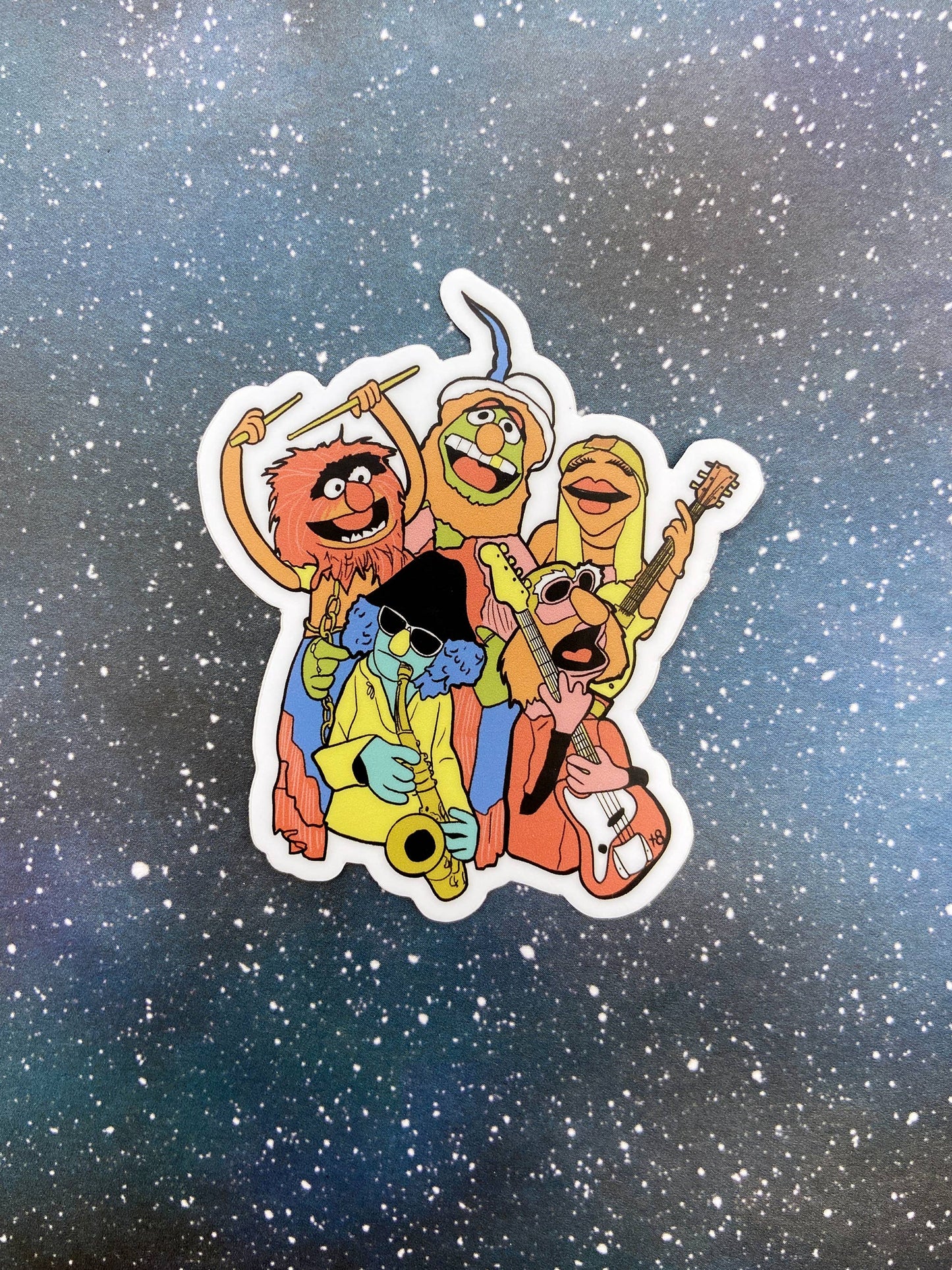 The Red Swan Shop - Vinyl Decal - Dr. Teeth and the Electric Mayhem - Muppets
