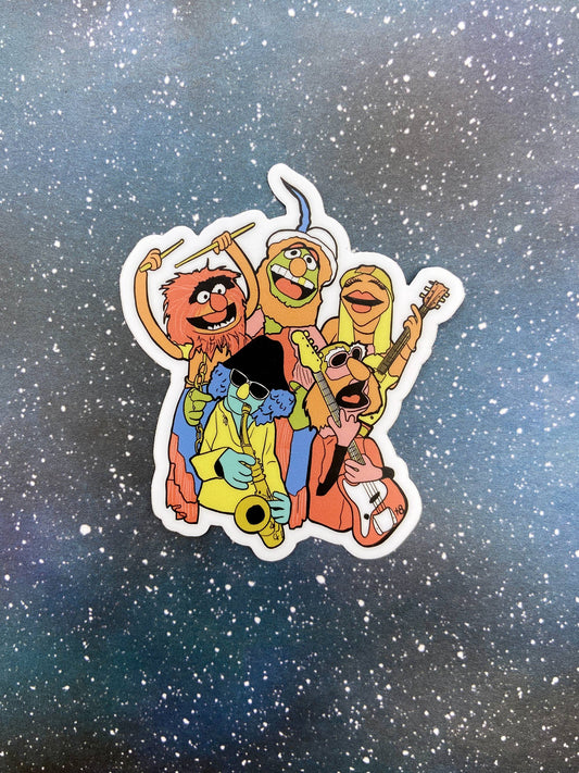The Red Swan Shop - Vinyl Decal - Dr. Teeth and the Electric Mayhem - Muppets