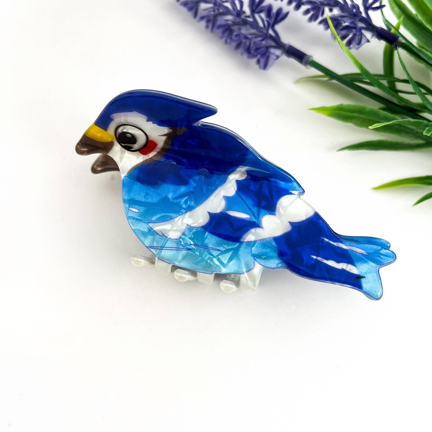 mildstyles - Colorful Cartoon Bird Acrylic Hair Claw – Cute Design: B