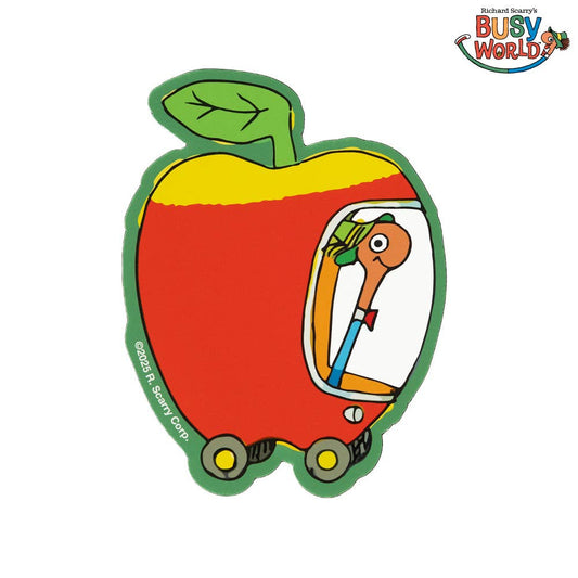Three Potato Four - 3P4 x Richard Scarry® - Apple Car Sticker