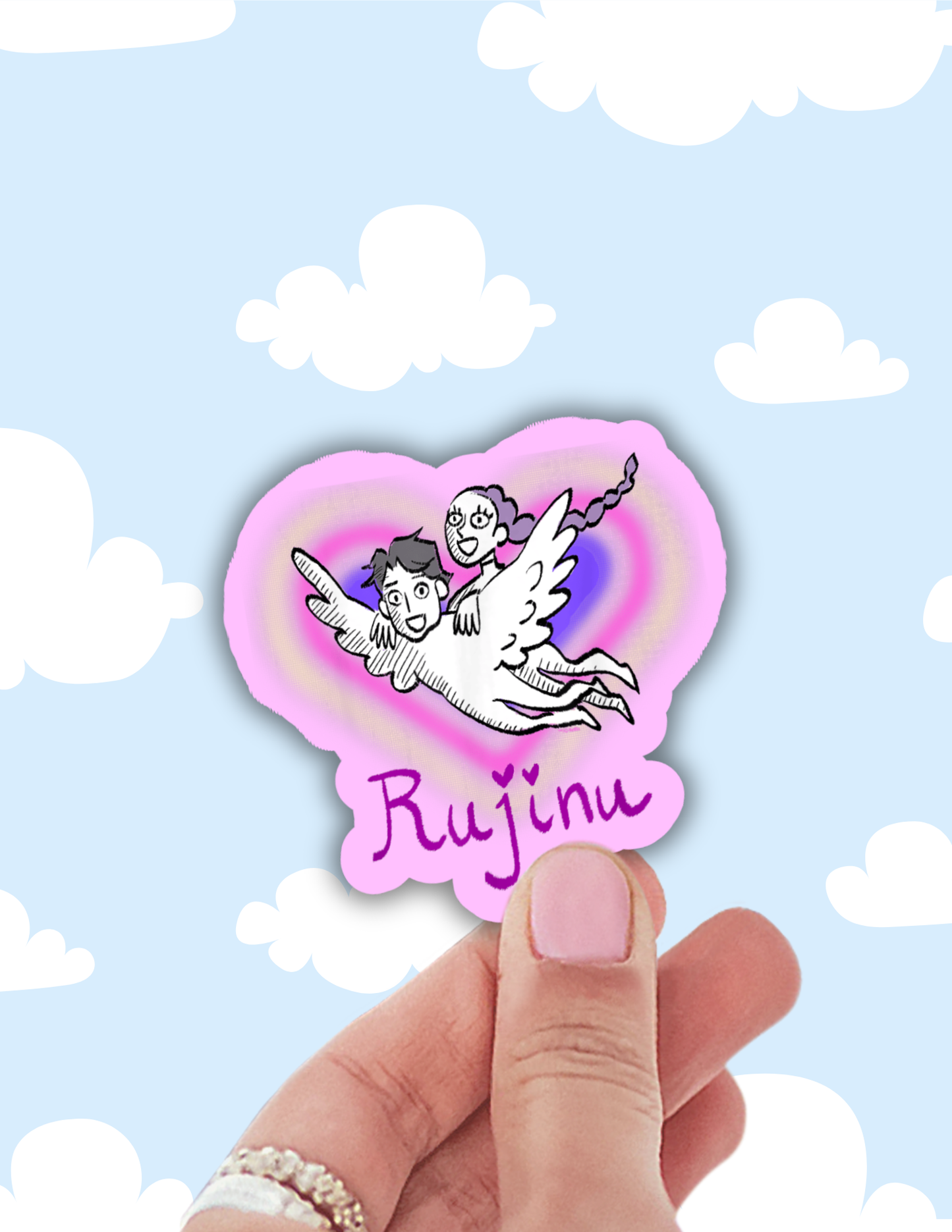 Lalatina Shop - Funny kpop sticker,cute demon decals for laptop,