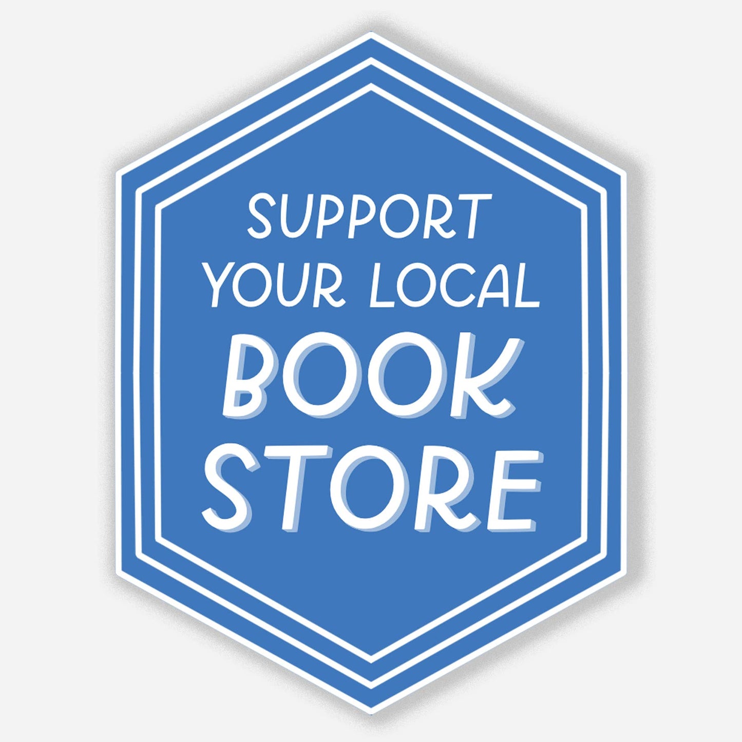 Just Follow Your Art - Support Your Local Book Store Sticker | Book-ish Stickers