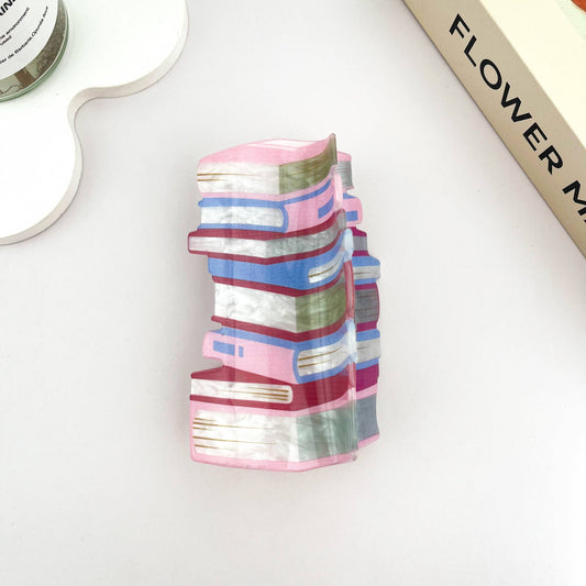 mildstyles - Ocean of Knowledge Book Hair claw clip: Pink