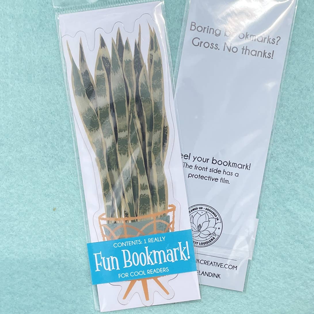 Pixel & Ink Creative - Snake Plant Bookmark – A Leafy Bestseller