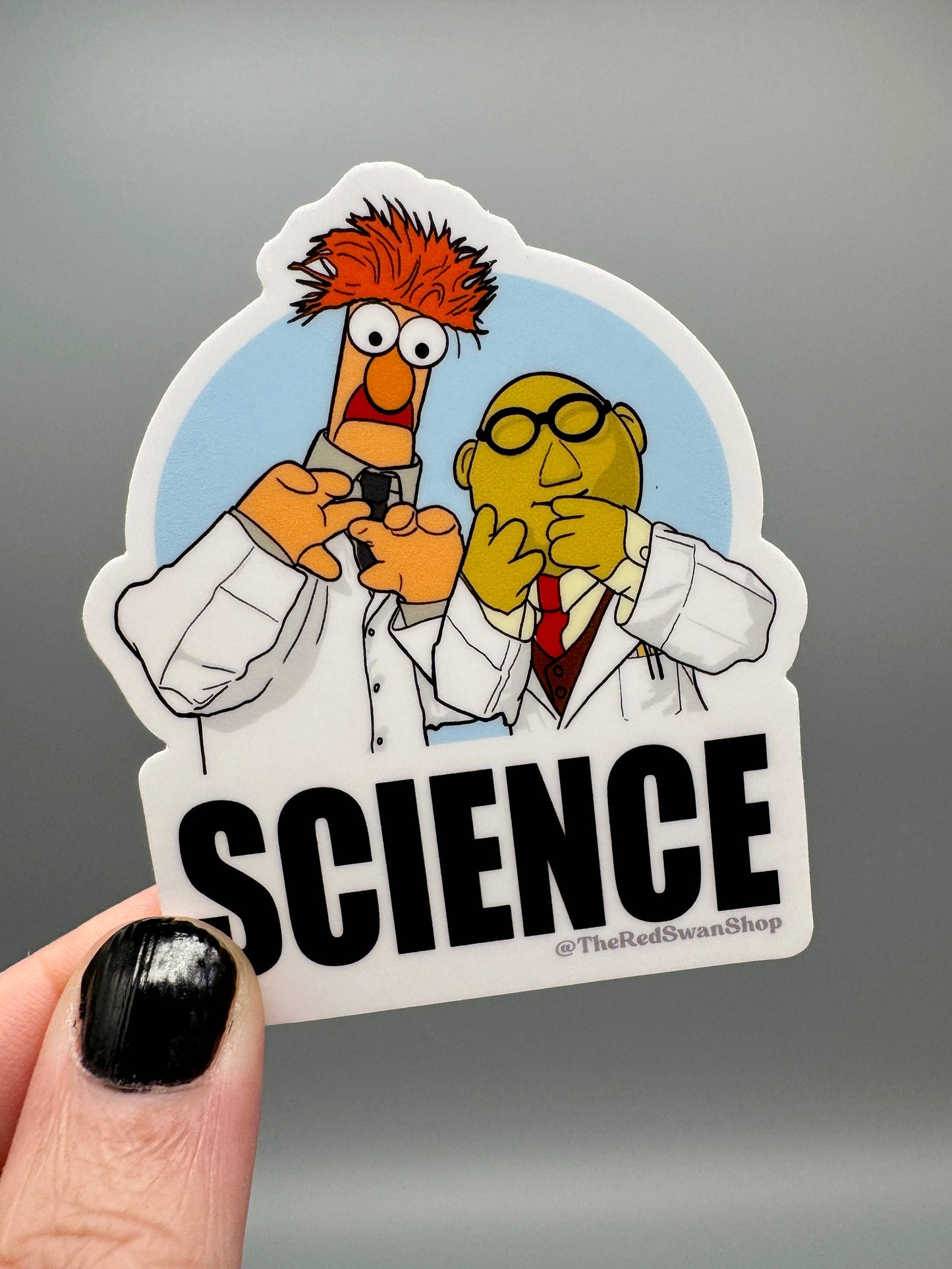 The Red Swan Shop - Vinyl Decal - The Muppets - Bunsen and Beaker