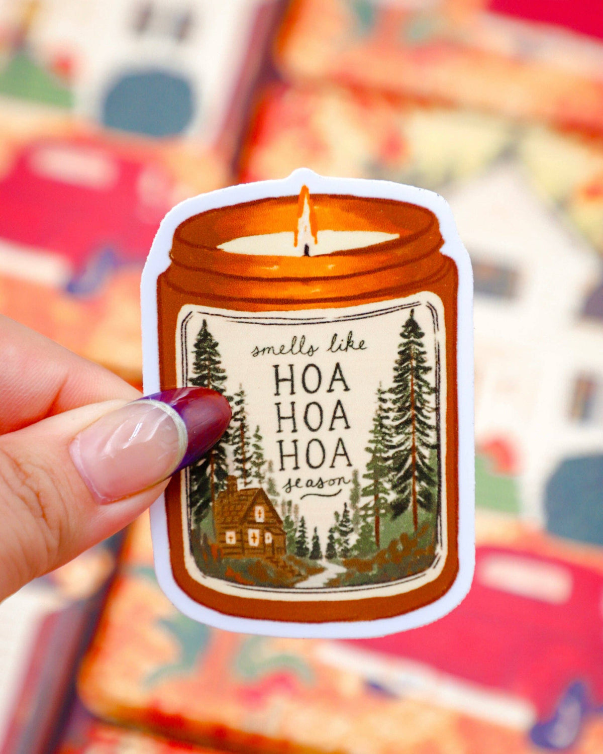 Furever Booked - Smells Like Hoa Hoa Hoa Season Sticker