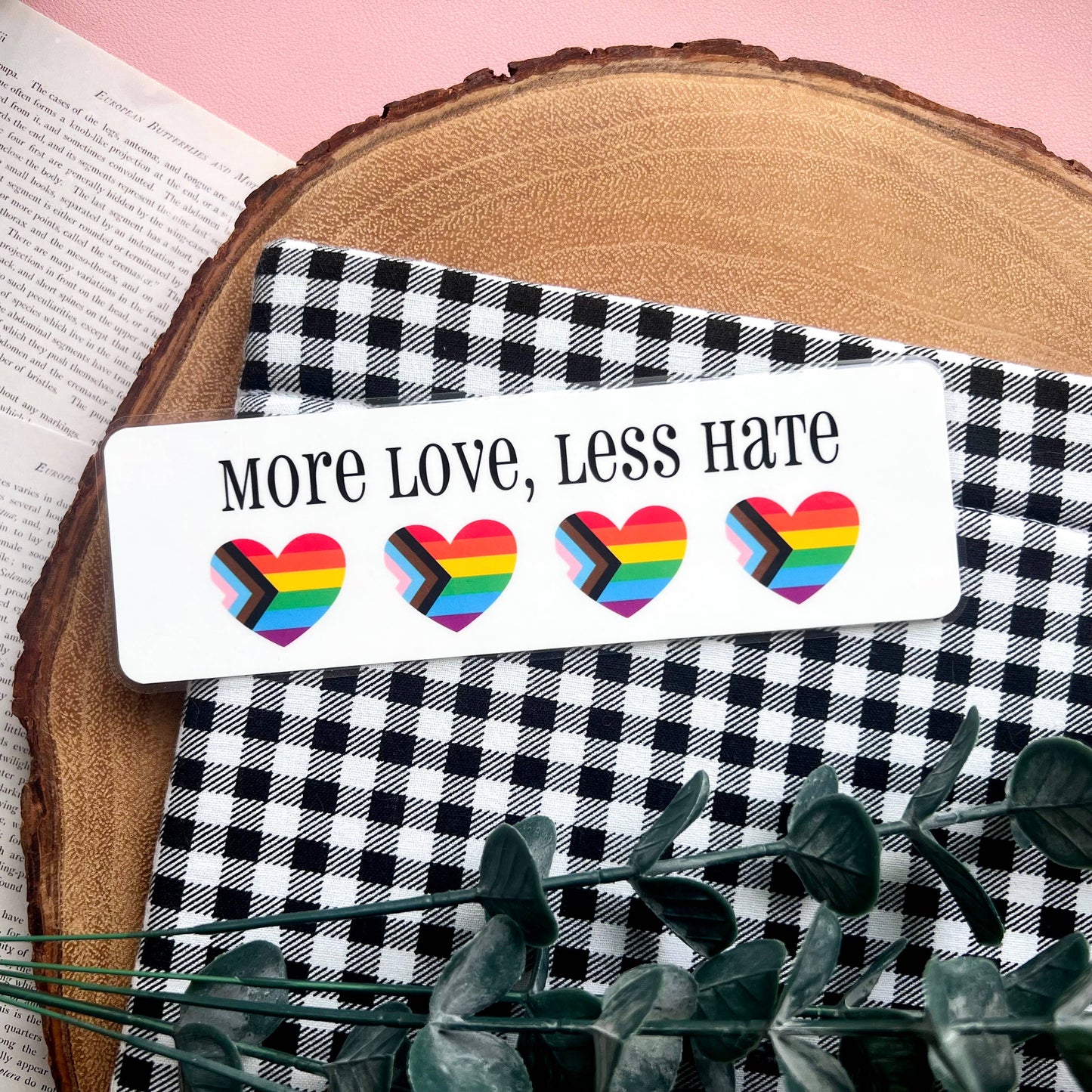 Cozy Reads Shop - Pride Bookmarks: Heart Flags / No Tassel