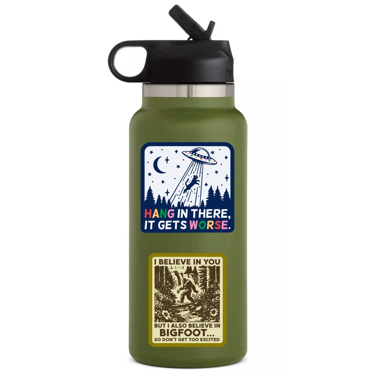 Juju and Moxie - Bigfoot Sarcastic Cute Cryptoid High Quality Vinyl Sticker