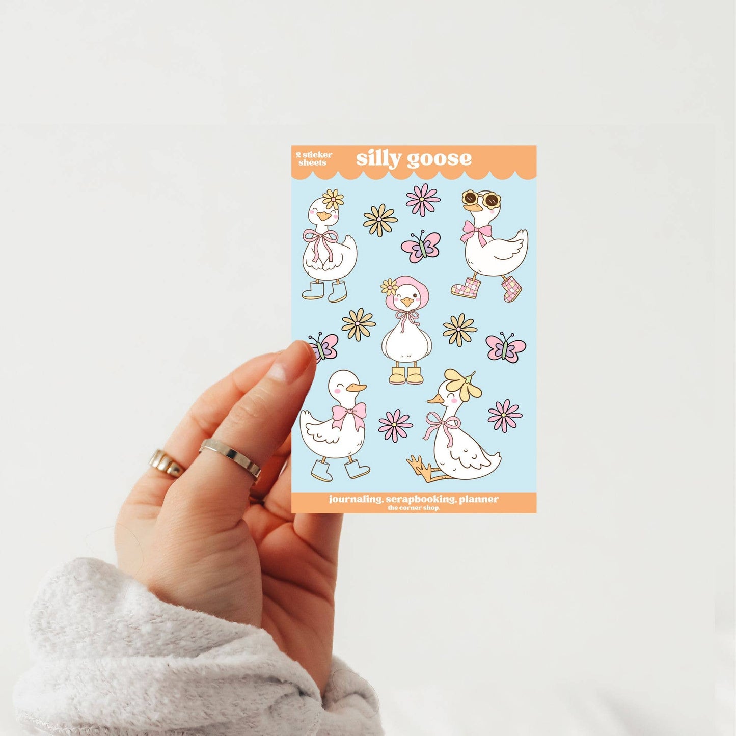 The Corner Shop - Silly Goose Sticker Sheets