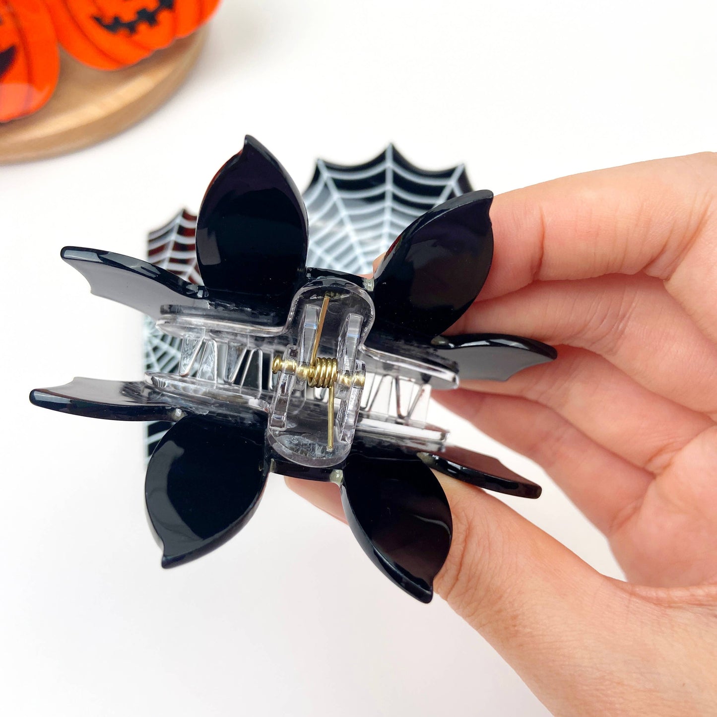 mildstyles - 3" Halloween Cute Bat Hair Clips: Bat