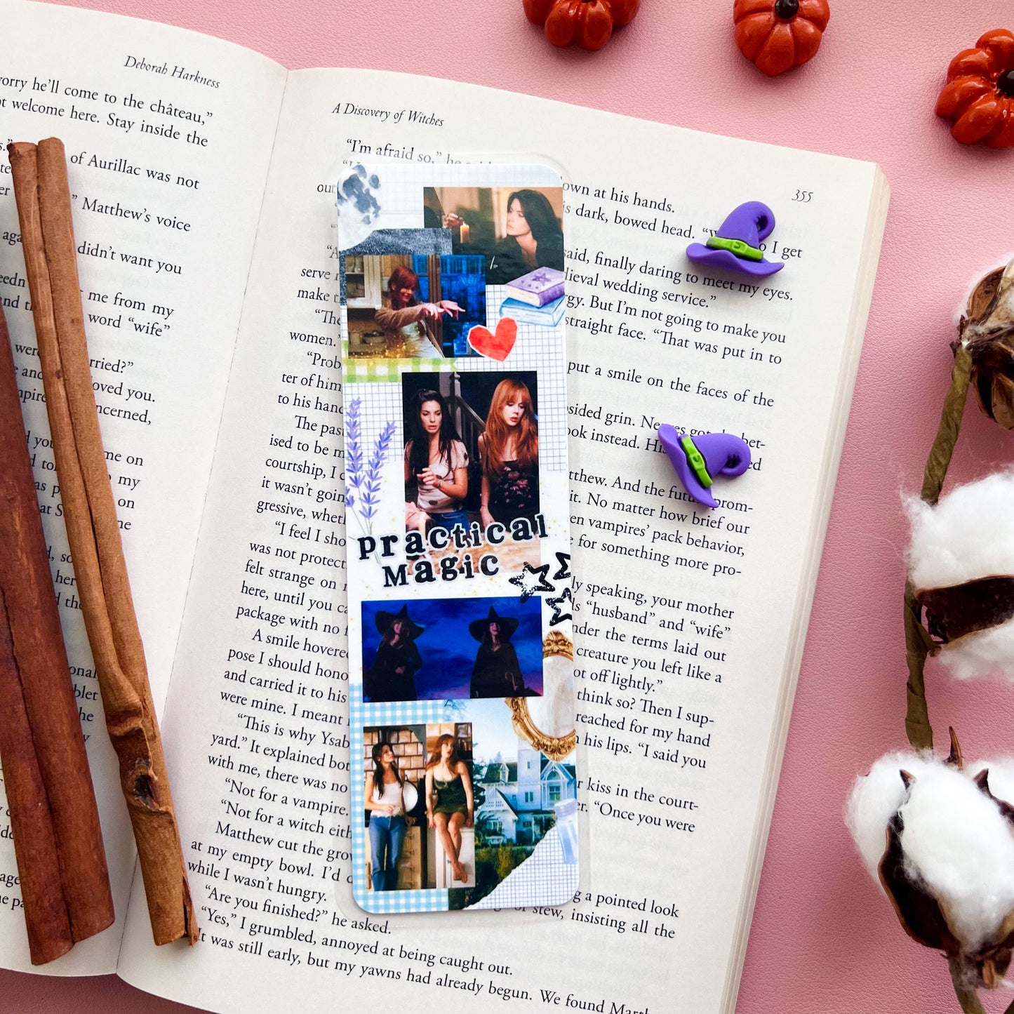 Cozy Reads Shop - Magic Sisters Collage Bookmark: Tassel