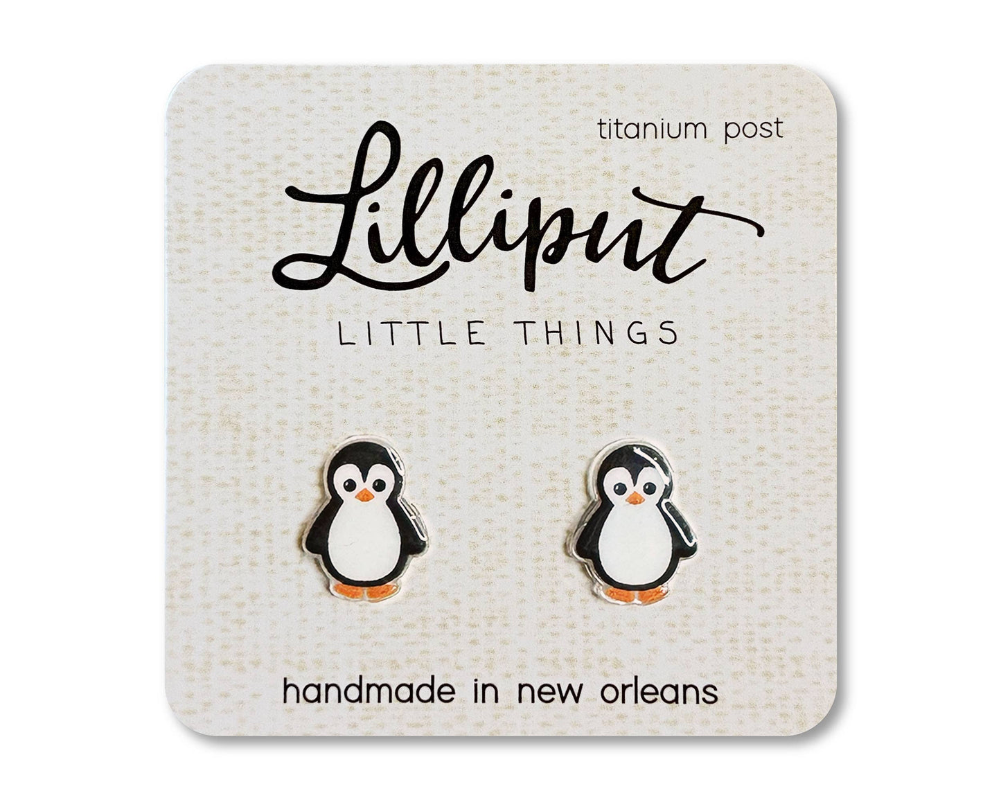 Lilliput Little Things - Penguin Earrings // Cute Animal Earrings