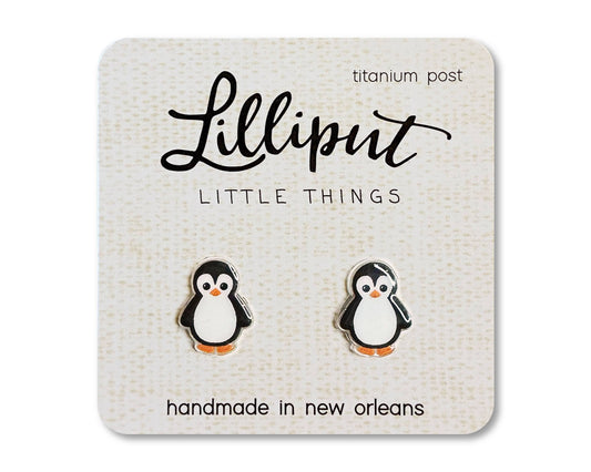 Lilliput Little Things - Penguin Earrings // Cute Animal Earrings