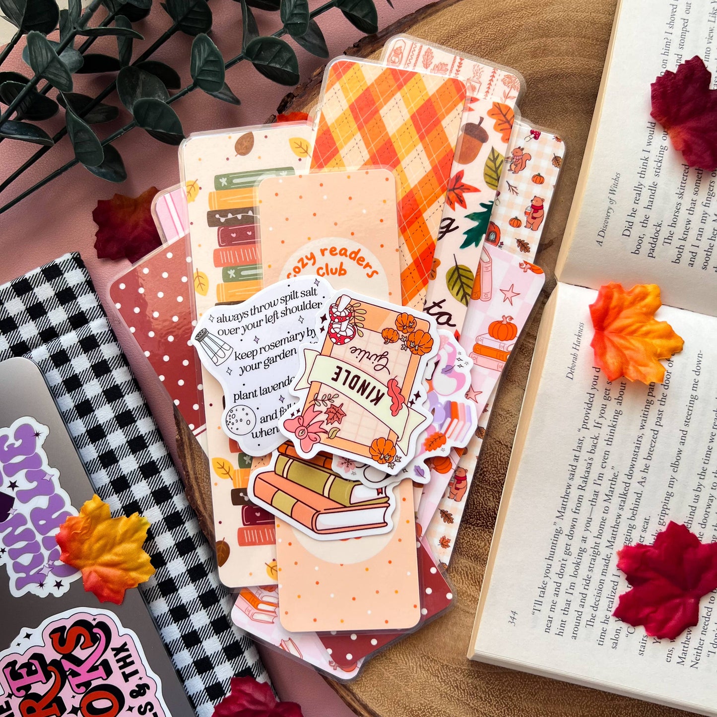 Cozy Reads Shop - Fall Feels Bookmark: Tassel