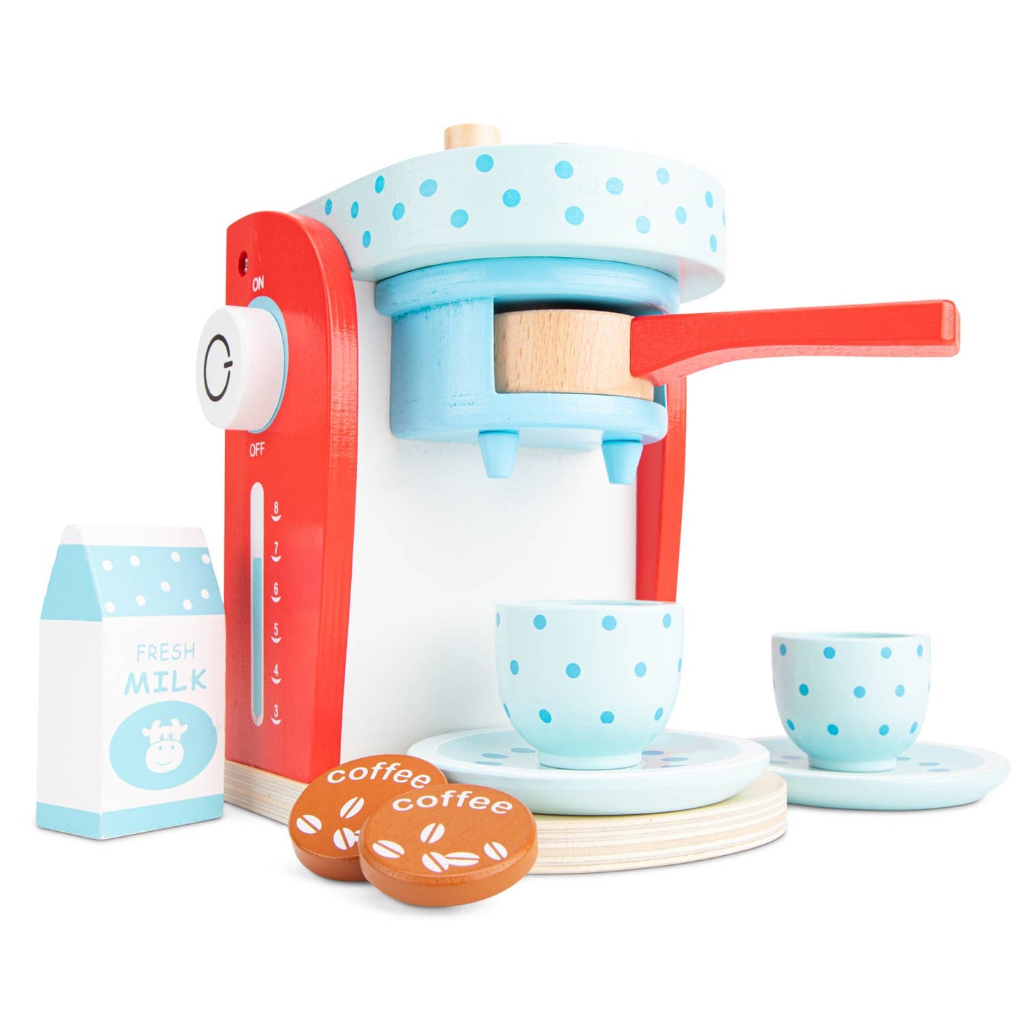 New Classic Toys - Coffee machine - red