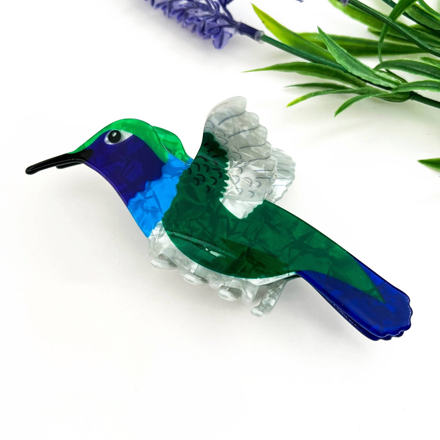mildstyles - Colorful Cartoon Bird Acrylic Hair Claw – Cute Design: A