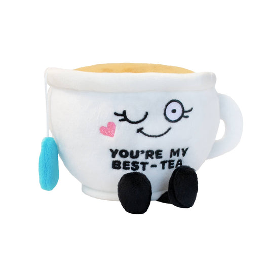 Punchkins - "You'Re My Besttea" Plush Gift  Soft Toy Funny Cute Stuffed