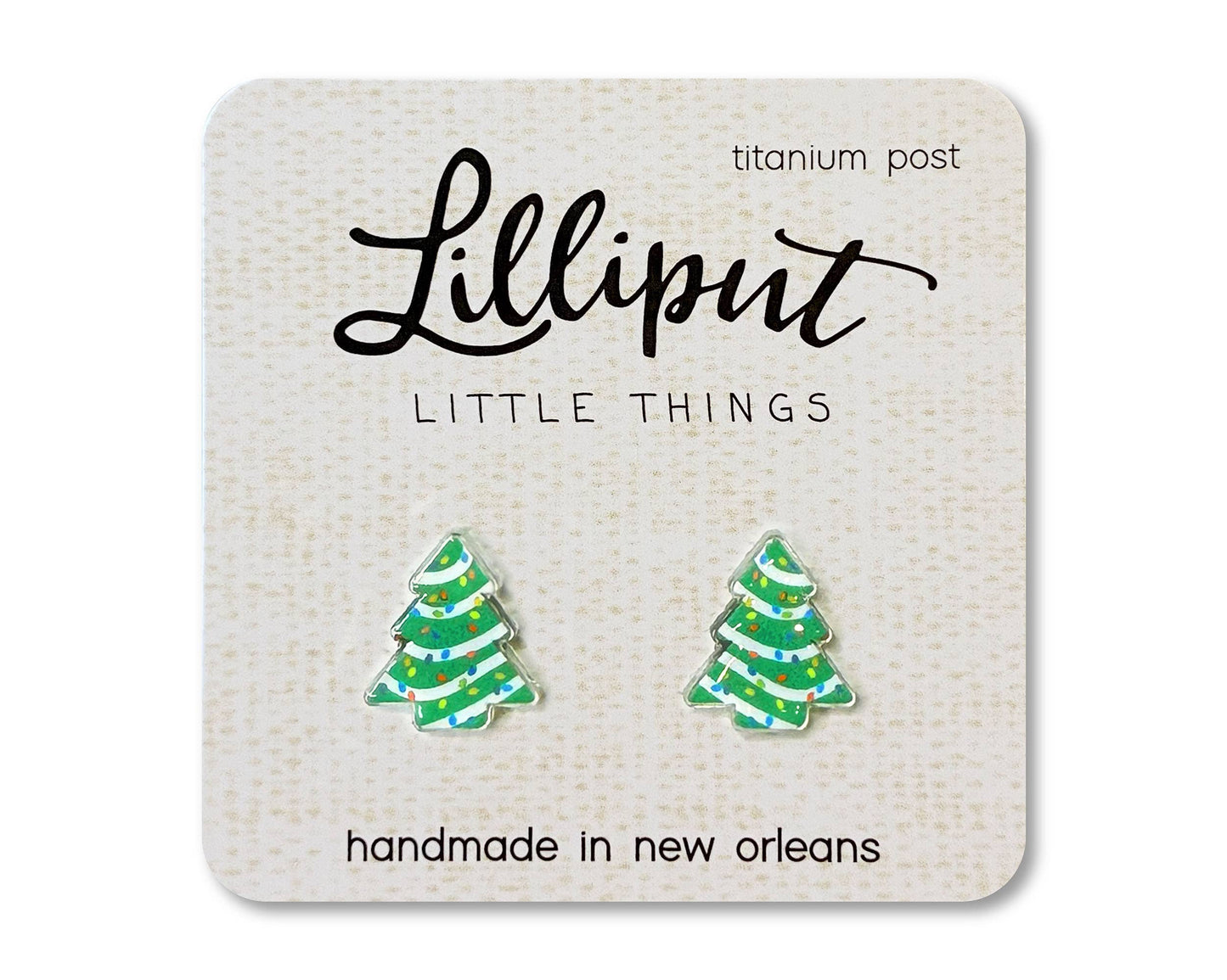 Lilliput Little Things - Christmas Treat Earrings - LIMITED // Christmas Snack Cake: Original