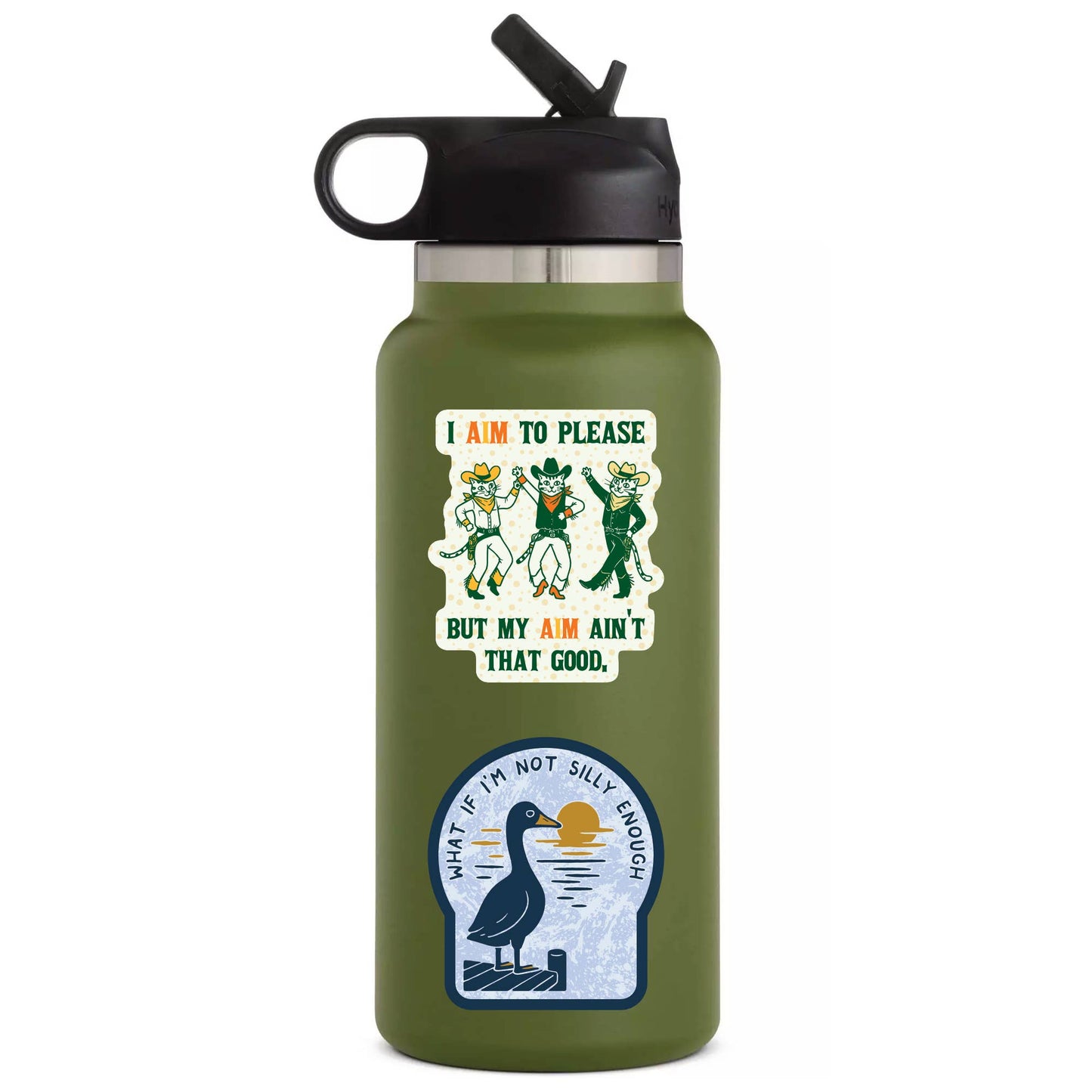 Juju and Moxie - Silly Goose Funny Ironic High Quality Vinyl Sticker