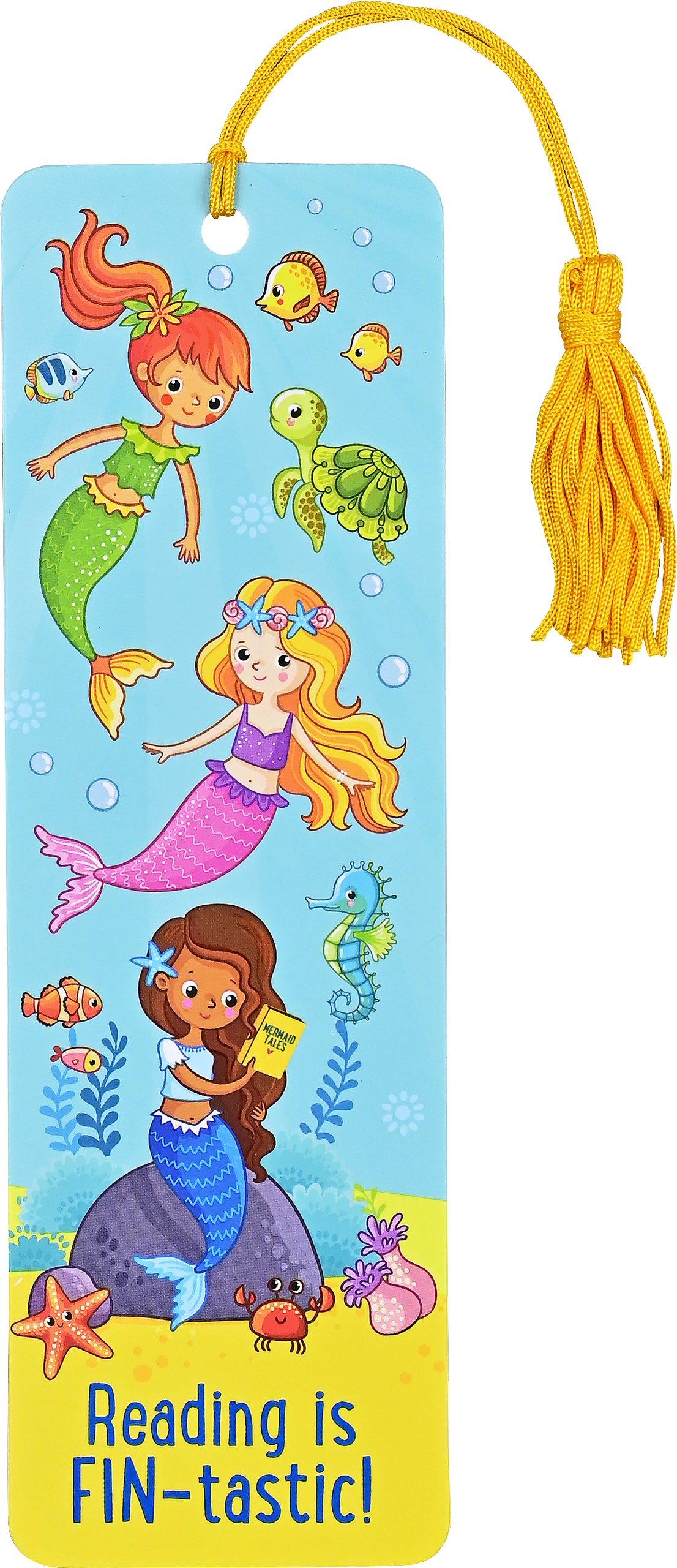 Peter Pauper Press - Reading is Fin-tastic Youth Bookmark