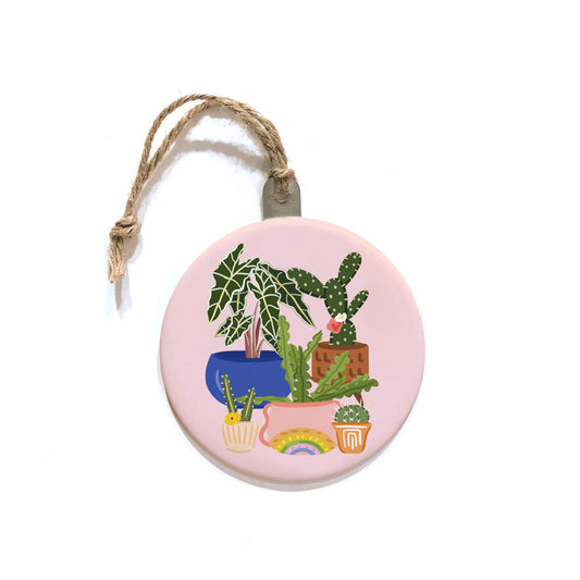 Bloomwolf Studio - Colorful Plants Christmas Ornament - Christmas Decor, Gift