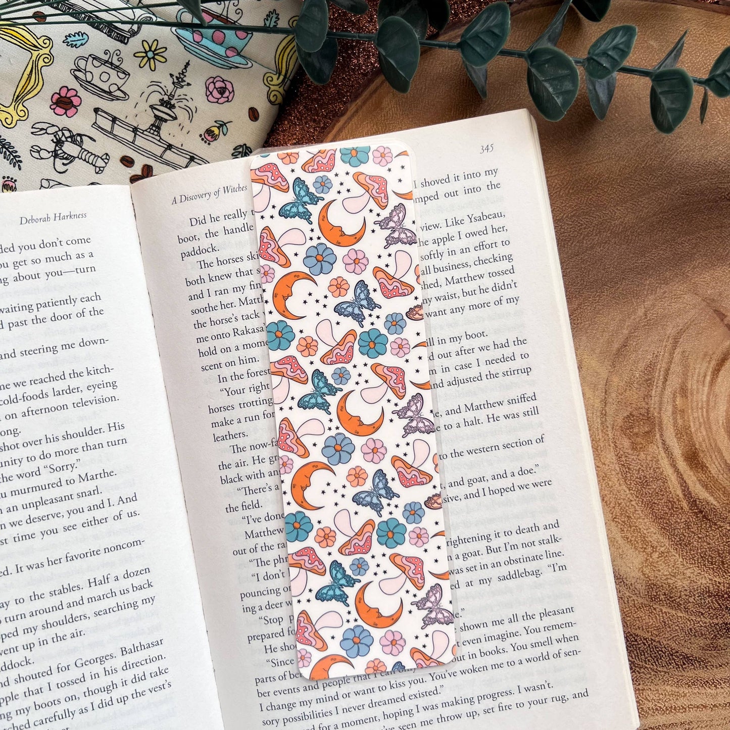 Cozy Reads Shop - Mushroom Meadows Bookmark: Tassel