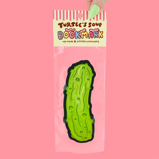 Turtle's Soup - Juicy Dill Pickle Reader Gift Bookmark