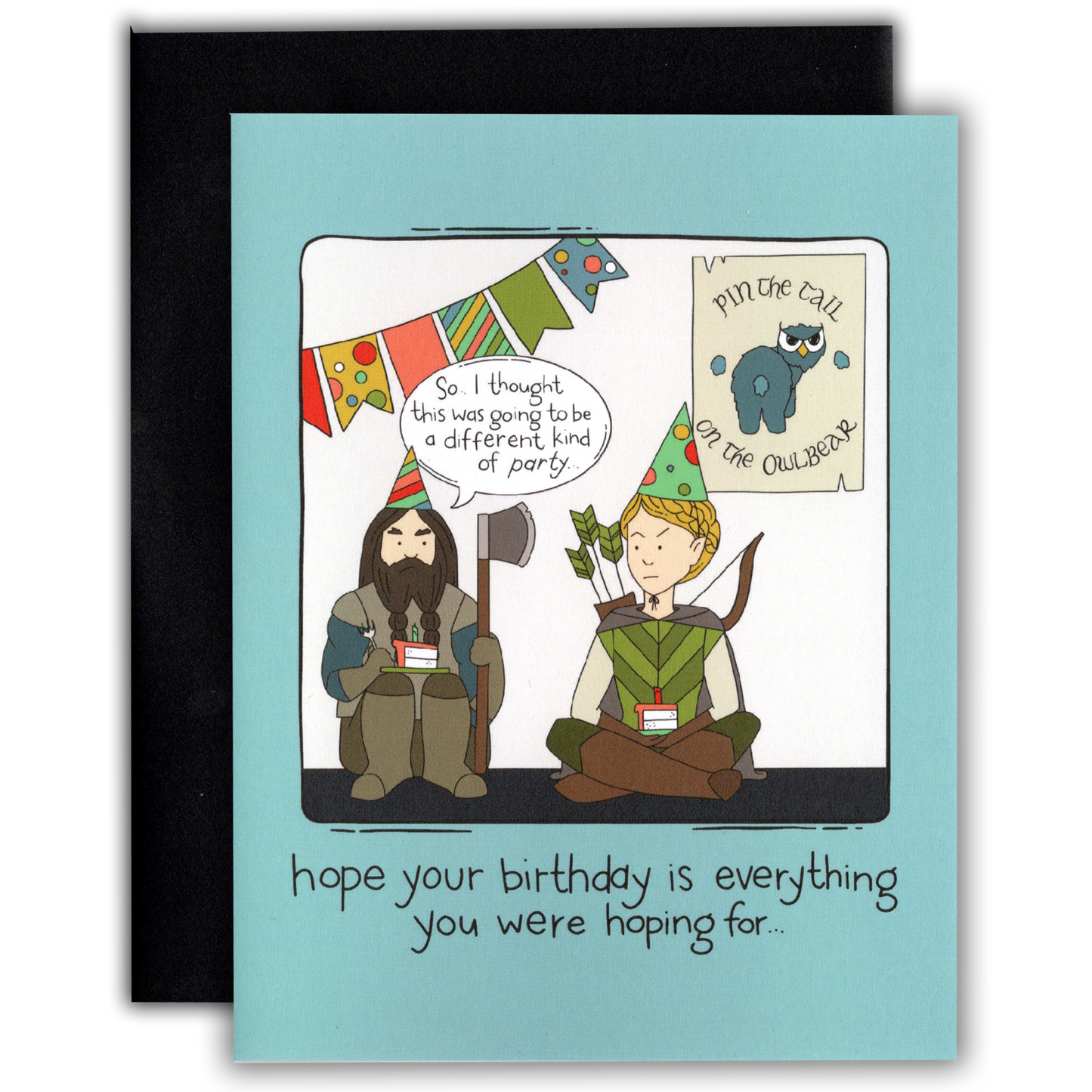 Storymakers Trading Co. - A different kind of party - D&D/RPG birthday card