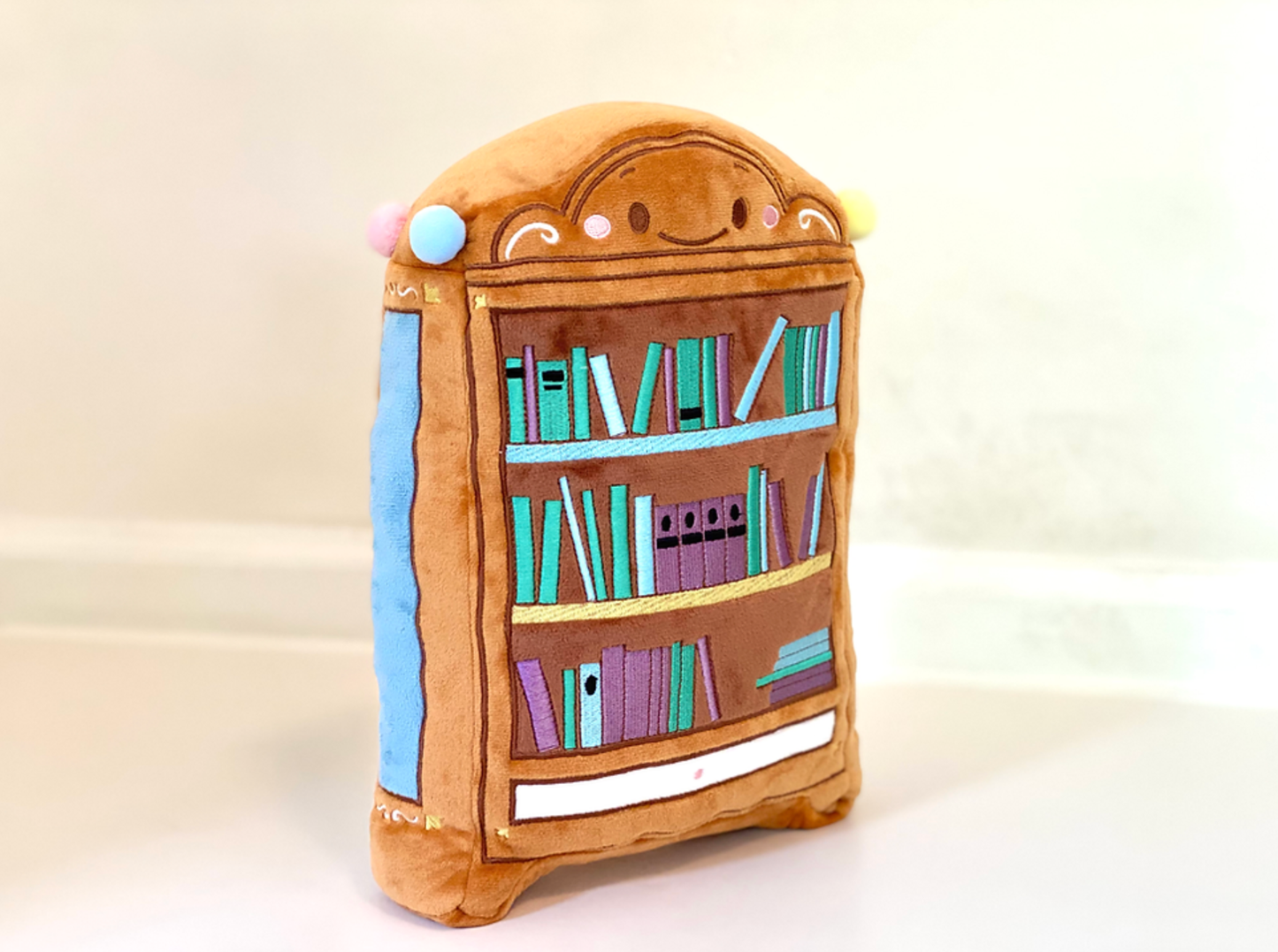 The Brickley Sisters - Bibli the Bookshelf Plushie