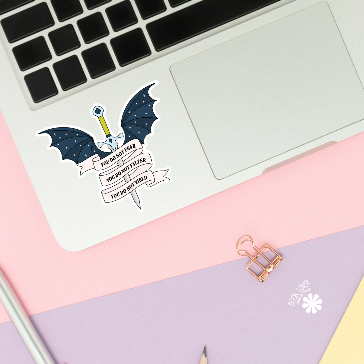 Book Lover Merch Shop - You Do Not Fear Stickers / Bookish Stickers / Book Lover: 3''