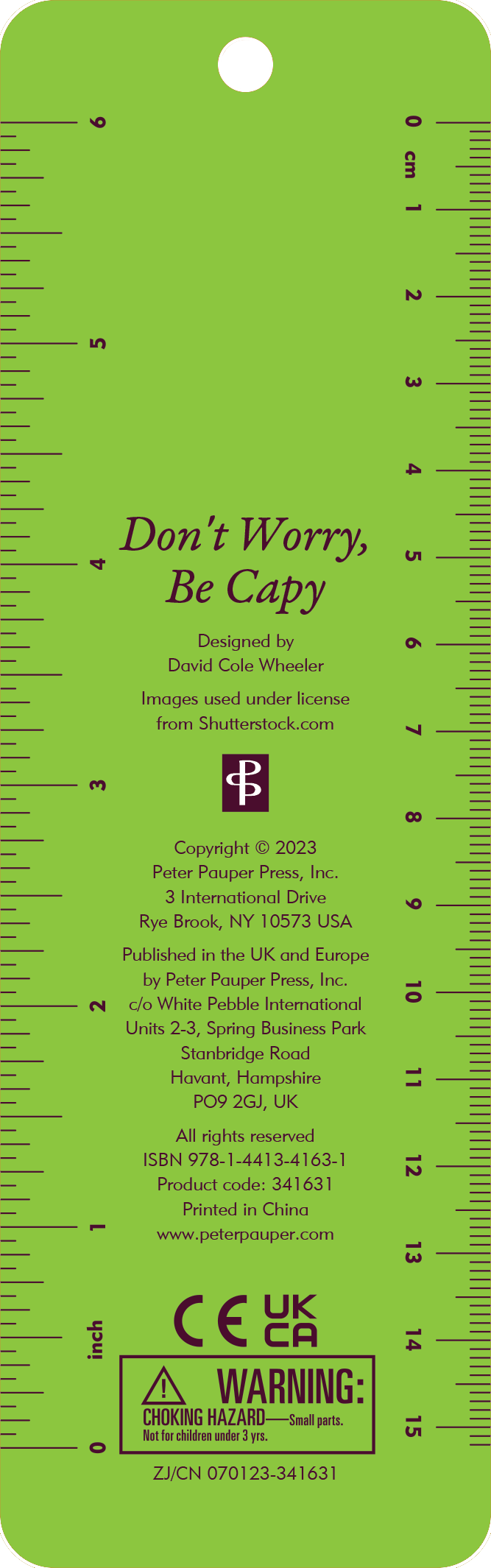 Peter Pauper Press - Capybara Beaded Bookmark