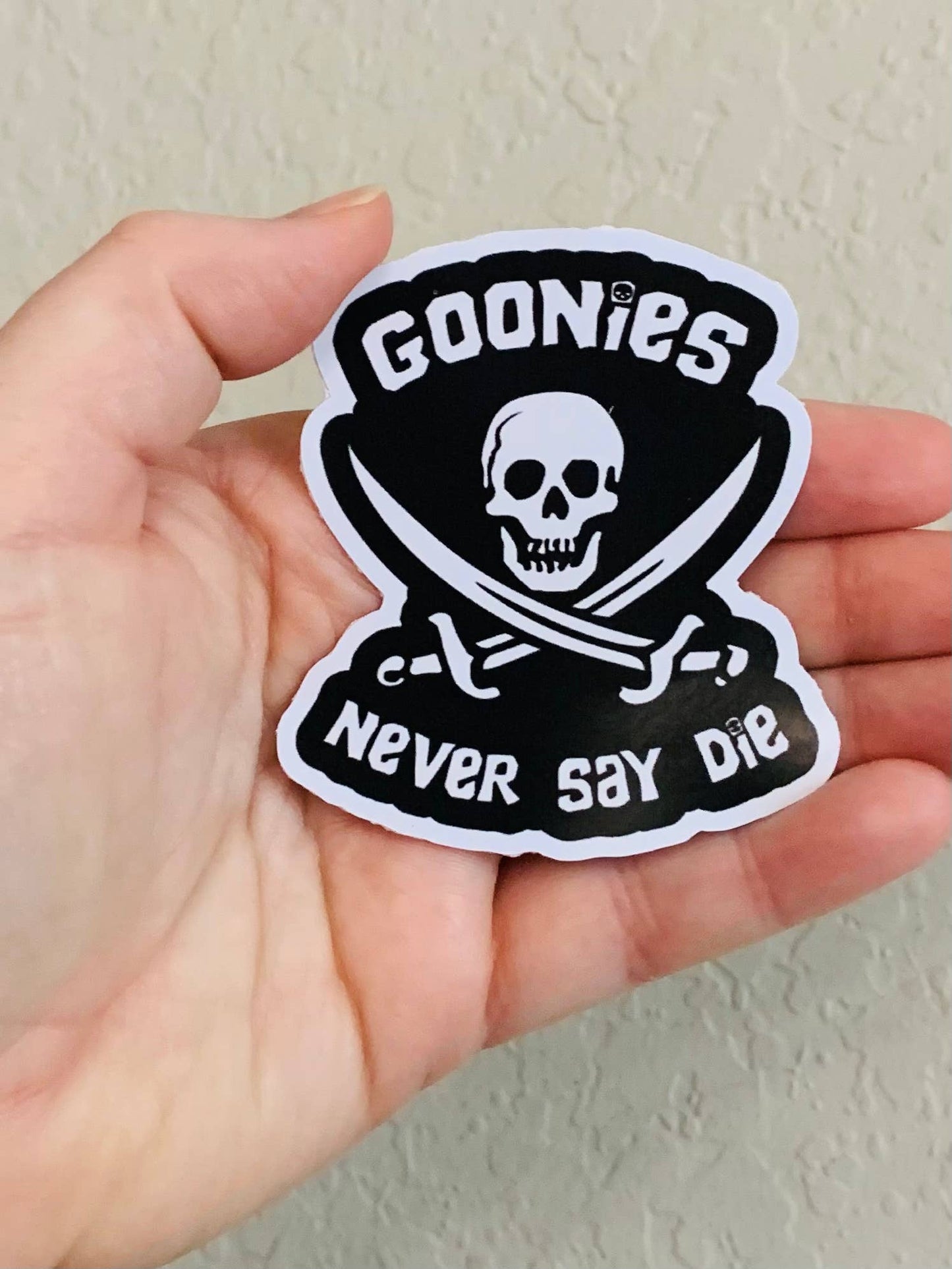 Oily Graphic Creations - Never Say Die -80s Movie Stickers/Magnet: Matte Vinyl
