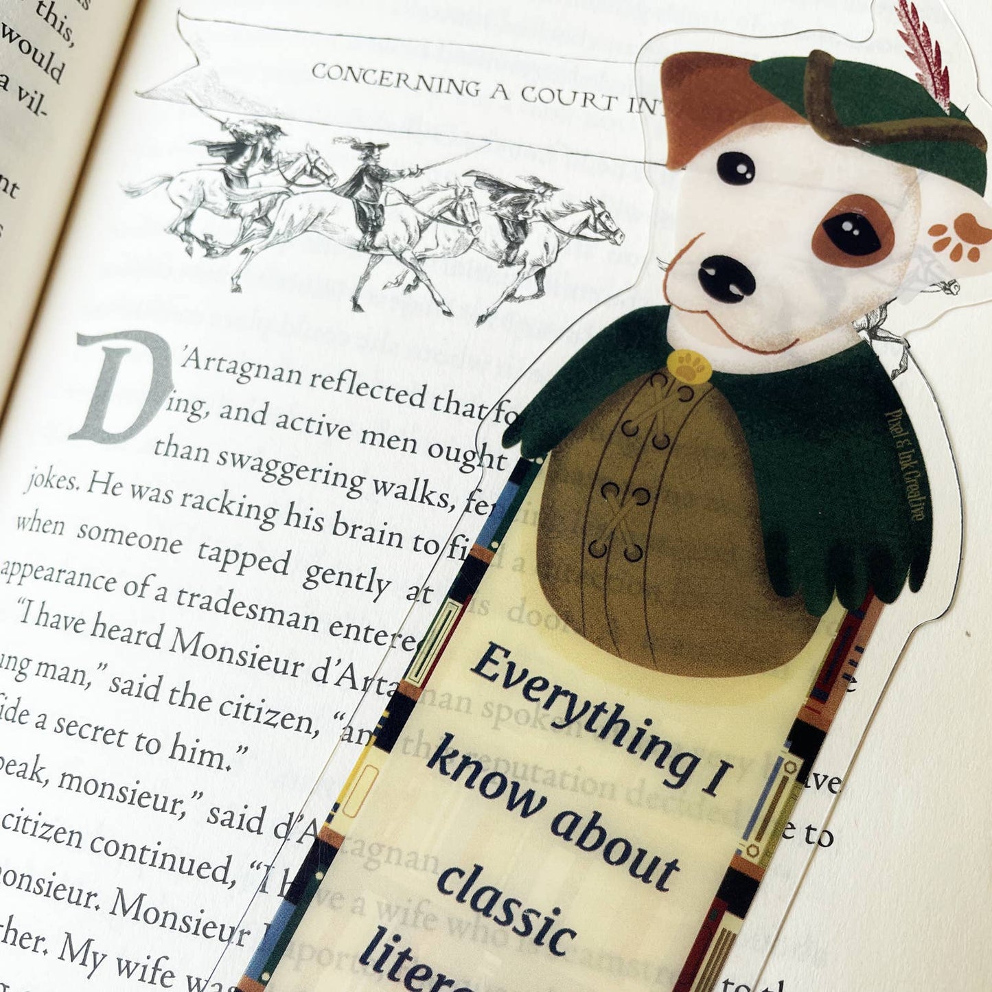 Pixel & Ink Creative - Wishbone Bookmark – A Nostalgic Hit for Book-Loving 90s Kids