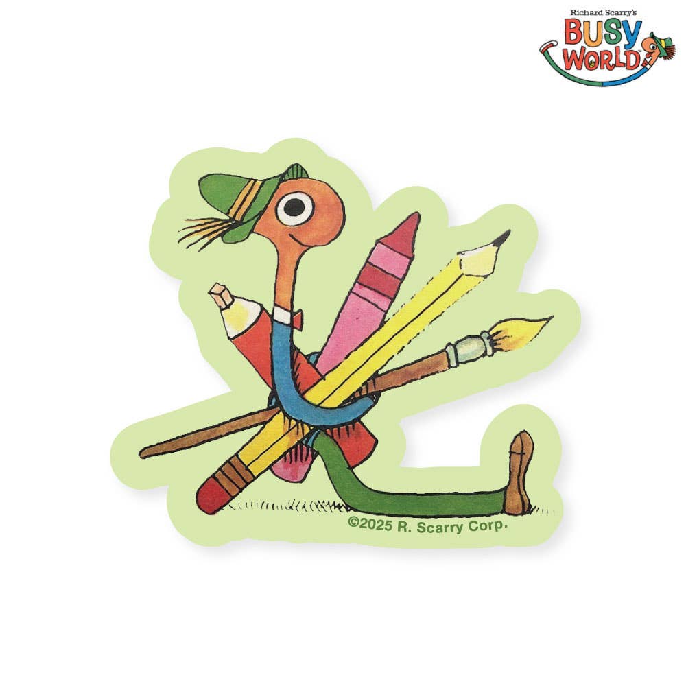 Three Potato Four - 3P4 x Richard Scarry® - Lowly Art Sticker