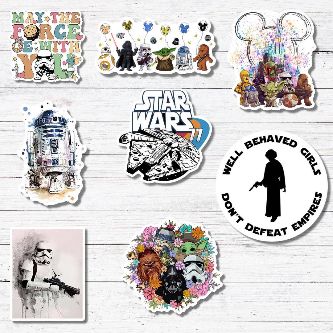 Oily Graphic Creations - Star Wars 77- Star Wars Sticker/Magnet: Glossy Vinyl