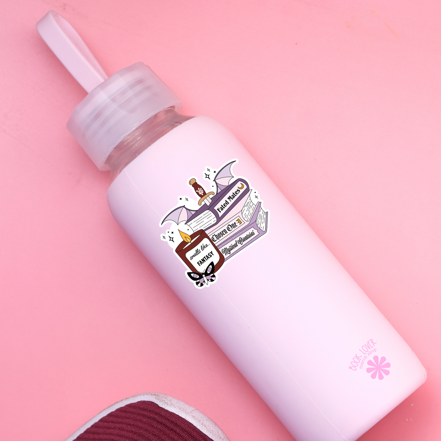 Book Lover Merch Shop - Smells Like Fantasy Stickers / Bookish Stickers / Book Lover: 3''