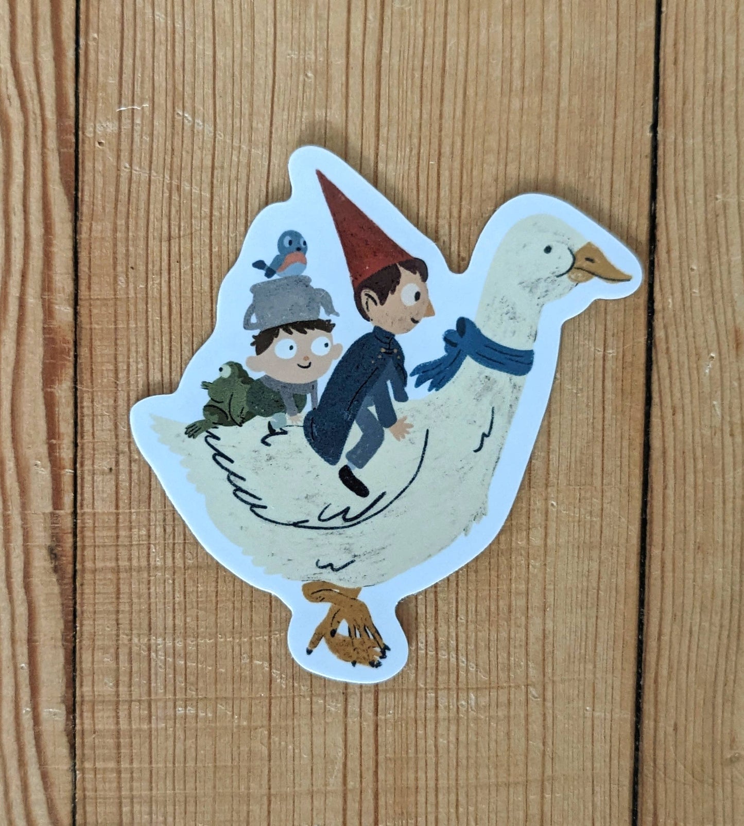 Sadsquatch - Over the Garden Wall Goose - Vinyl Sticker
